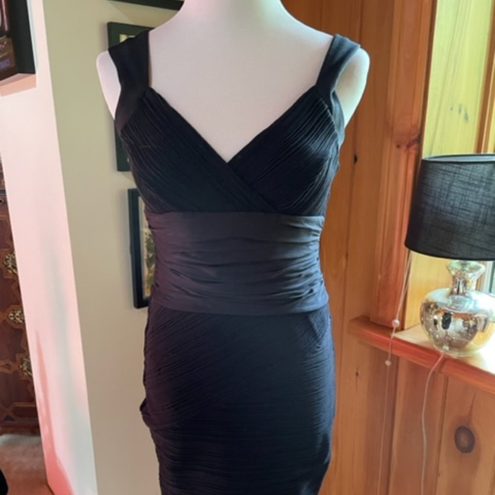WOLFORD Black Sleeveless Bodycon Dress – XS